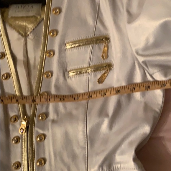 Gizia size 42 Lather coat - Picture 13 of 16